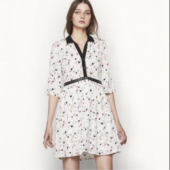 Maje Dresses & Skirts - Maje Peace Dove Star Mini Dress size 1 or small